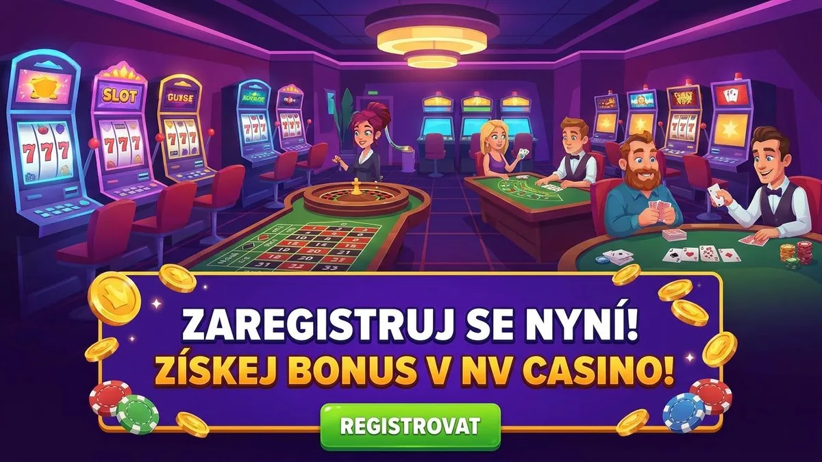 Registrace s bonusem v NV Casino